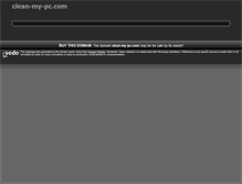 Tablet Screenshot of clean-my-pc.com
